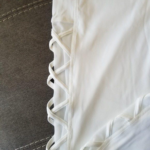 NEW Side Lace-up Mesh Workout Leggings - Picture 8 of 8